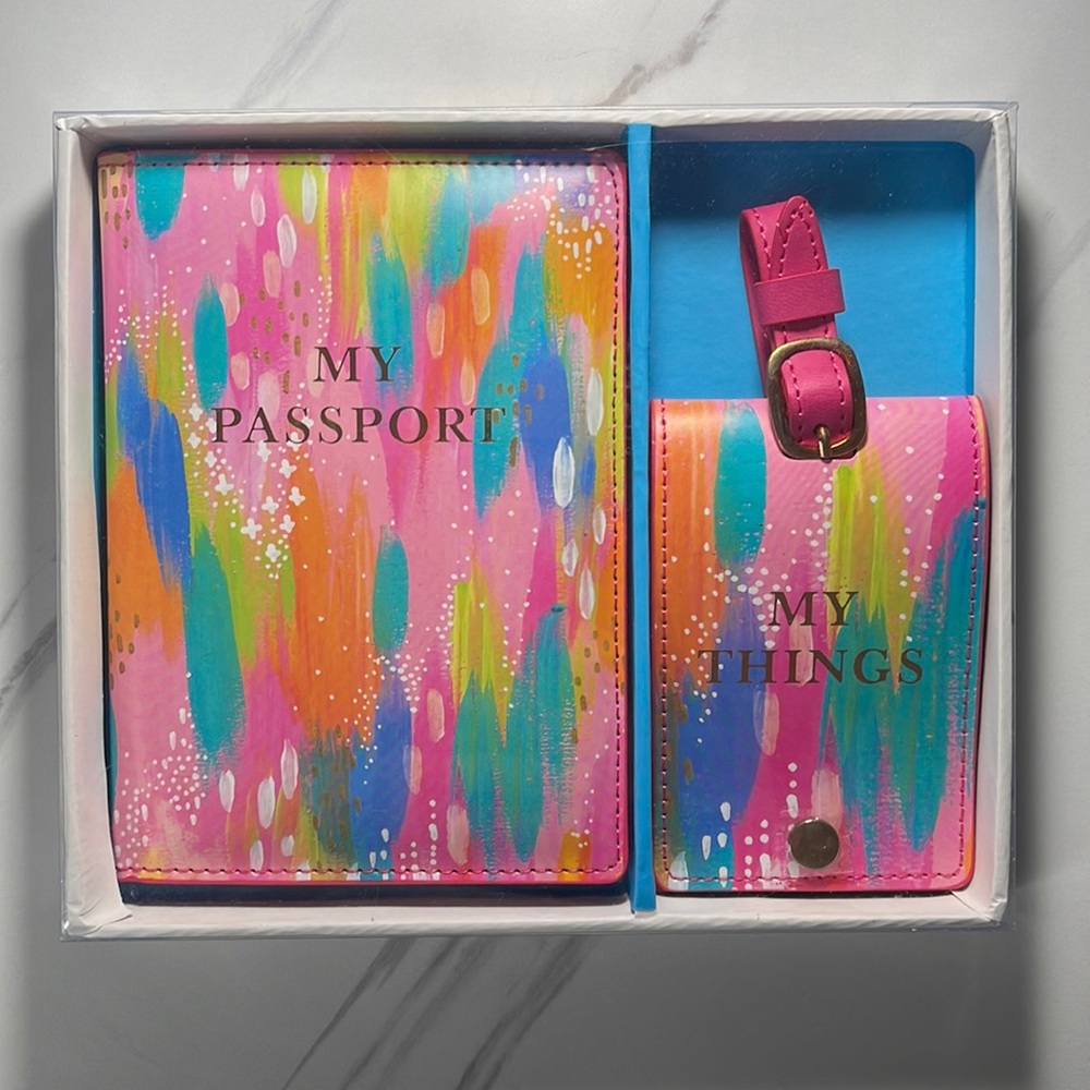 Travel Set | Passport Cover & Luggage Name Tag